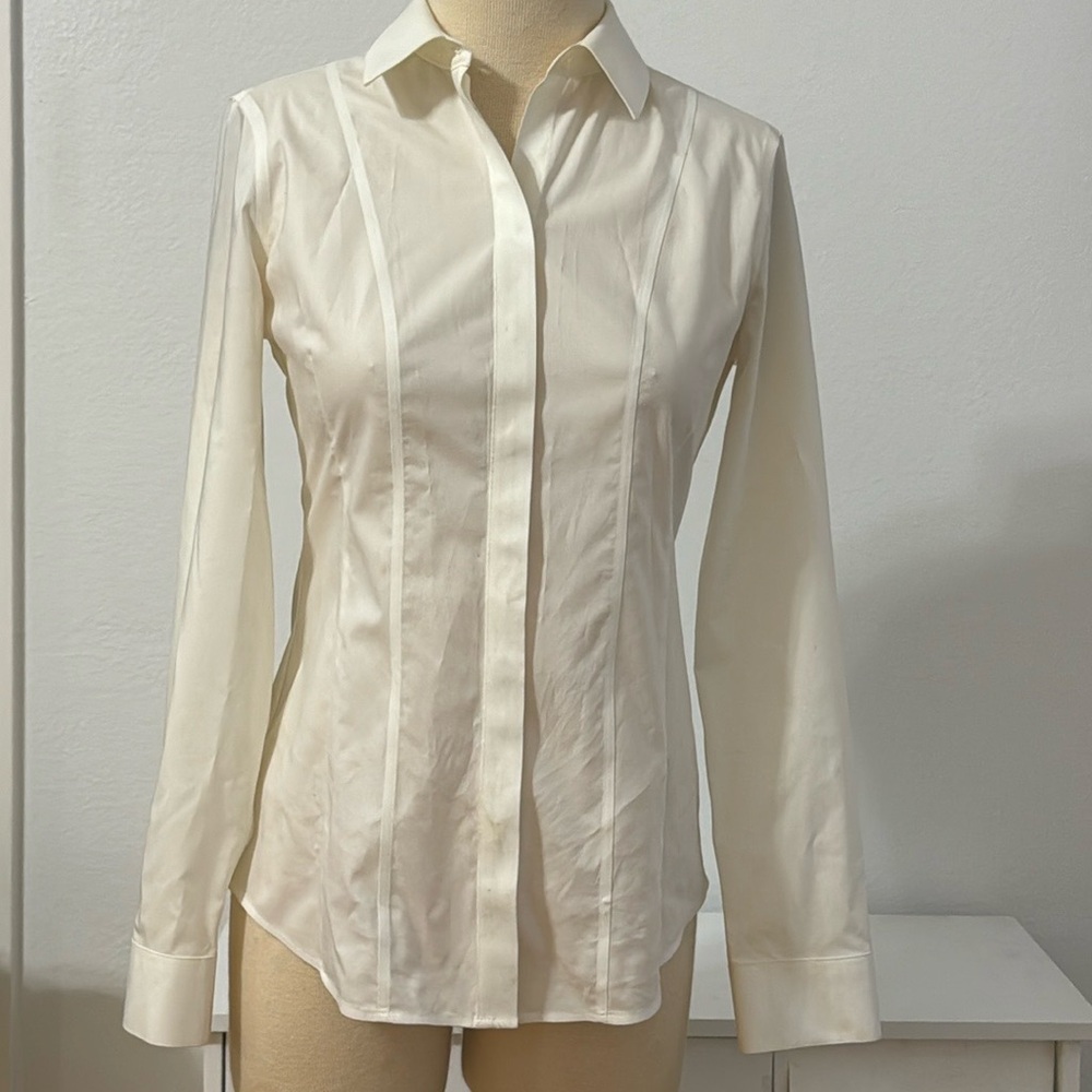White House Black Market button down shirt, size 2